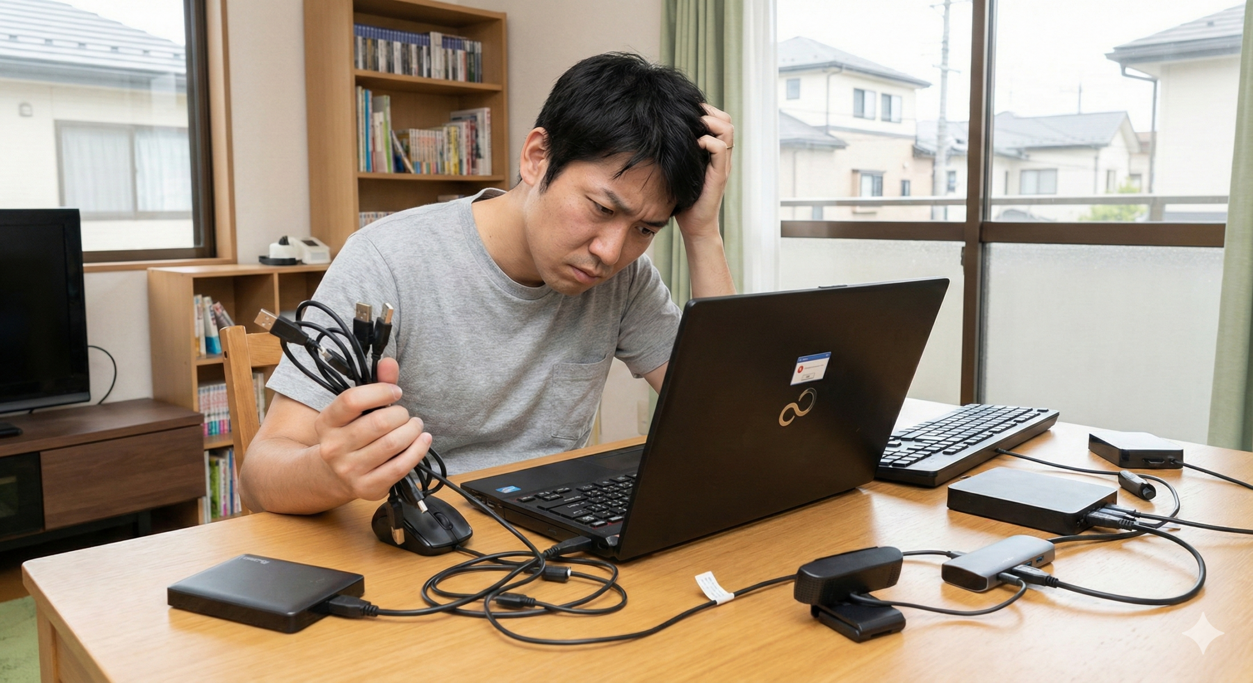 周辺機器の接続・認識トラブル